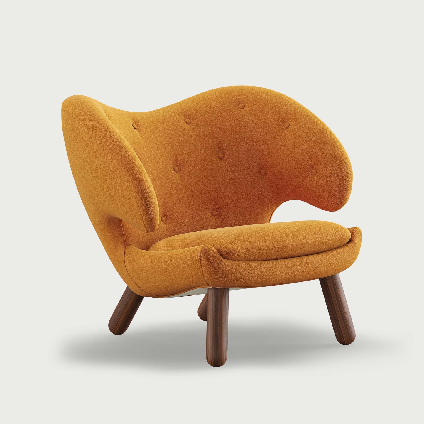 THE PELICAN CHAIR (With Buttons) (Upholstery Material - Vidar)
