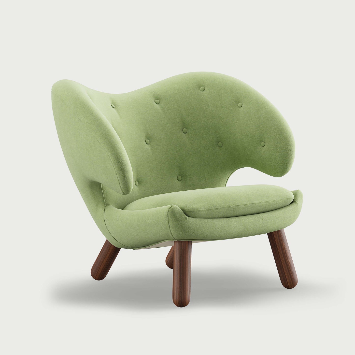THE PELICAN CHAIR (With Buttons) (Upholstery Material - Watercolour)