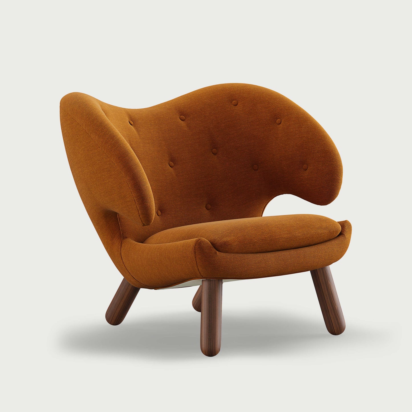 THE PELICAN CHAIR (With Buttons) (Upholstery Material - Watercolour)