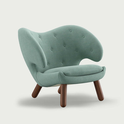 THE PELICAN CHAIR (With Buttons) (Upholstery Material - Watercolour)