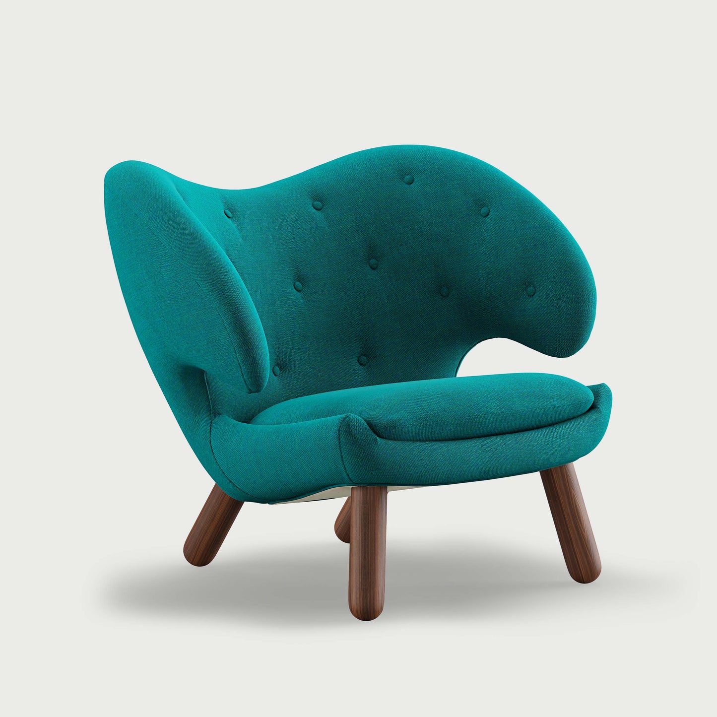 THE PELICAN CHAIR (With Buttons) (Upholstery Material - Watercolour)