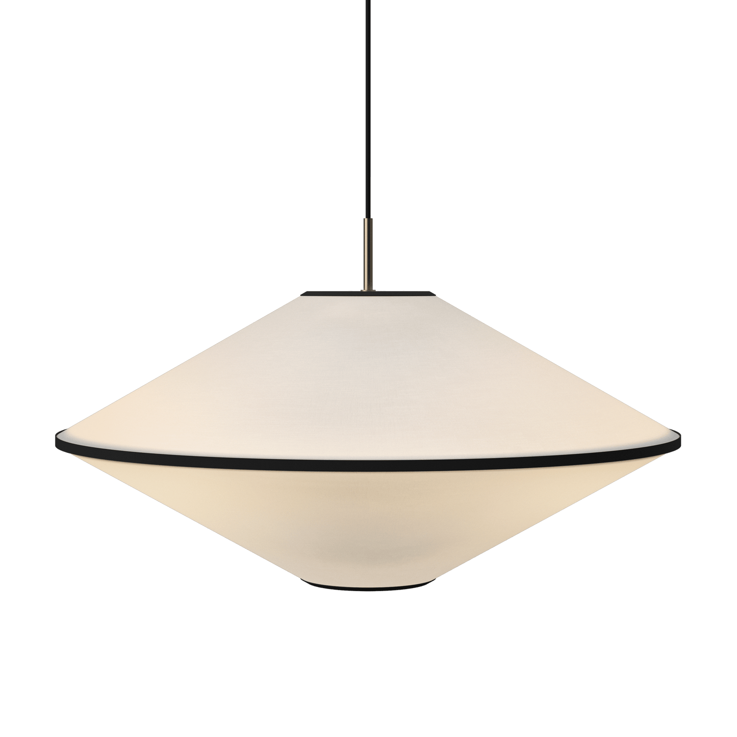 Edgeform Tafta Pendant Ø65 Black/Off-White