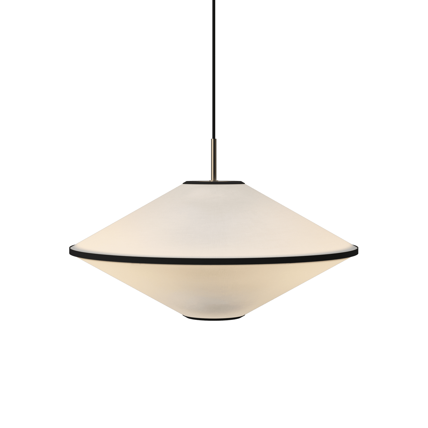 Edgeform Tafta Pendant Ø52 Black/Off-White