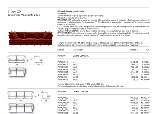 PILLOW 20 206cm