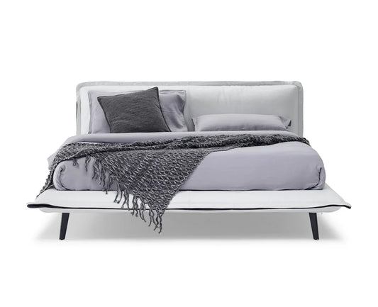 Natuzzi Italia PIUMA 패브릭 더블 침대 - 정면