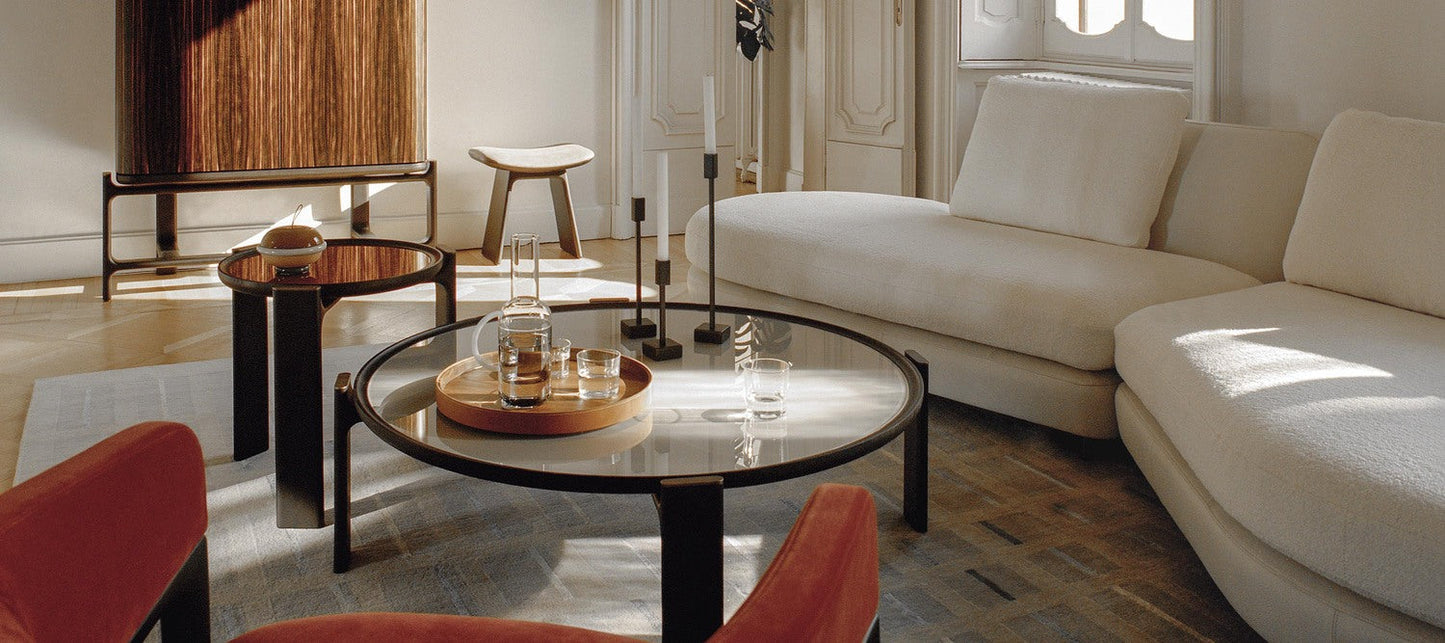 Poltrona Frau Duo Round Marble Coffee Table