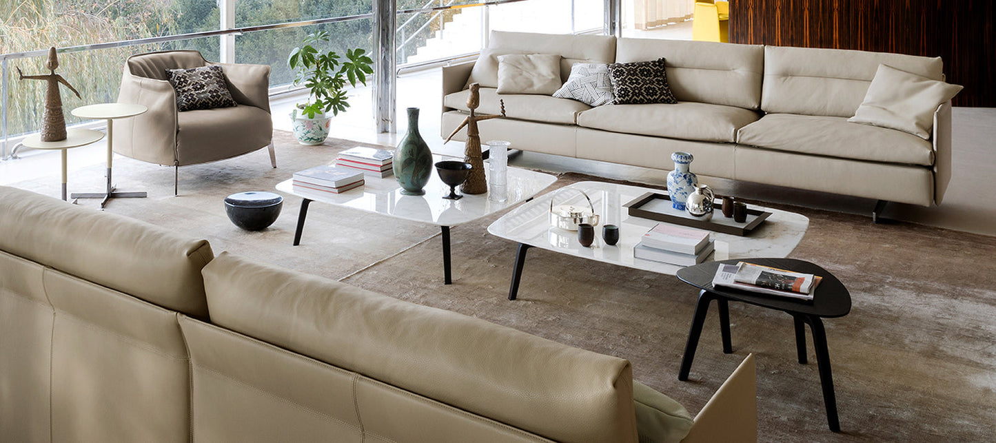 Poltrona Frau Fiorile Leather Coffee Table