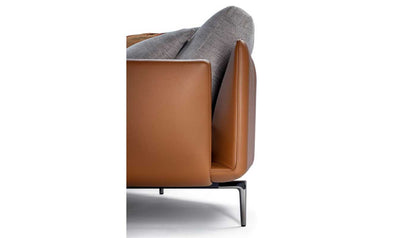 GET BACK 2 Seater Sofa by Poltrona Frau - Leather exterior