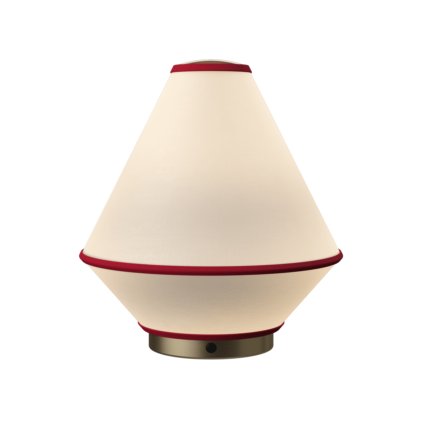 Edgeform Tafta Transportable Lamp Red/ Off-White