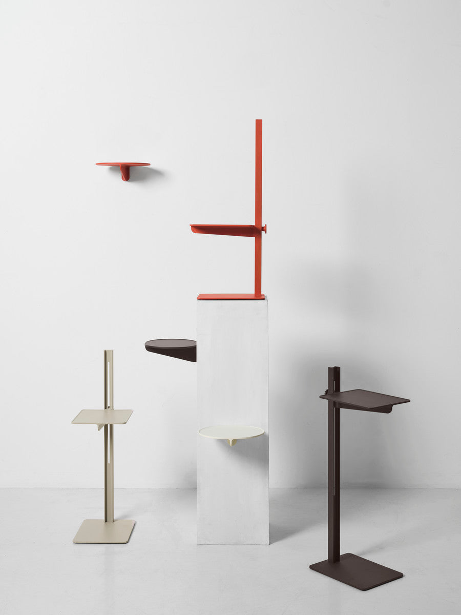 Museum side table, orange