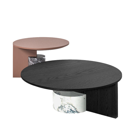 [Overseas Stock - 3 Month Lead Time] Sengu Round Marble Low Table