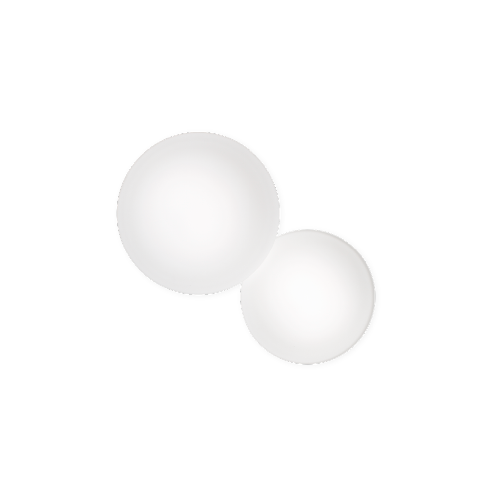 PUCK - Glass wall lamp / ceiling lamp