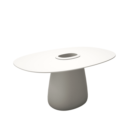 Cobble Table 160 Hpl Bucket by Qeeboo #Warm White