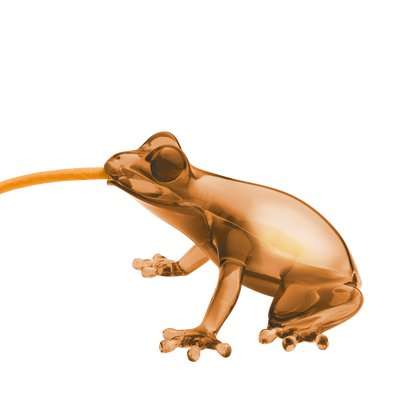 Hungry Frog table/wall lamp by Qeeboo #Amber