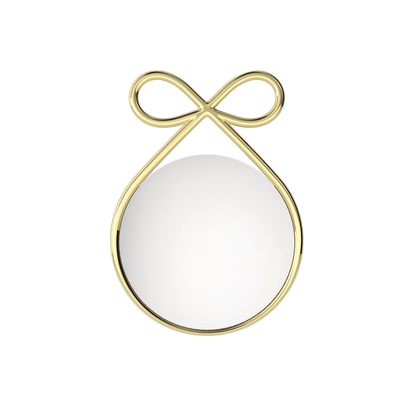 Ribbon Mirror Metal Finish by Qeeboo #Gold