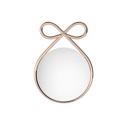 Ribbon Mirror Metal Finish by QeebooRibbon Mirror Metal Finish by Qeeboo #Pink Gold