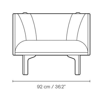 RF1904 SIDEWAYS LOUNGE CHAIR