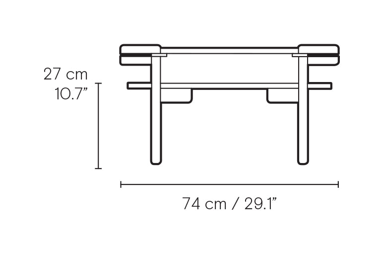RF1905 SIDEWAYS COFFEE TABLE