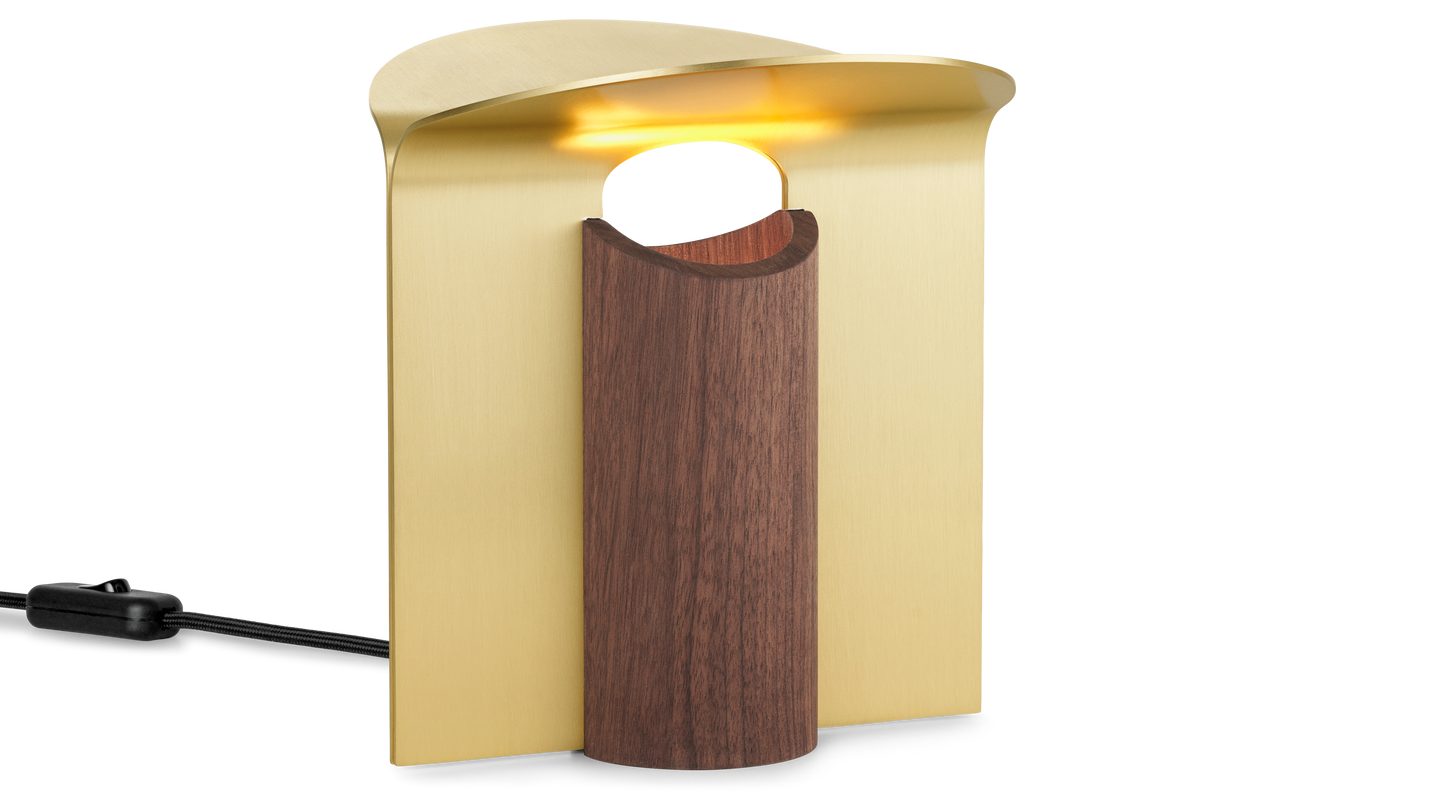 RF200 - Walnut, Oil, Brushed aluminium