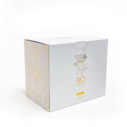 Resin Indoor Table Lamp Rio Lamp by Seletti #White & Gold