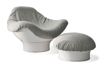 Longhi RODICA Swivel Armchair with Footstool - Detail Still Life