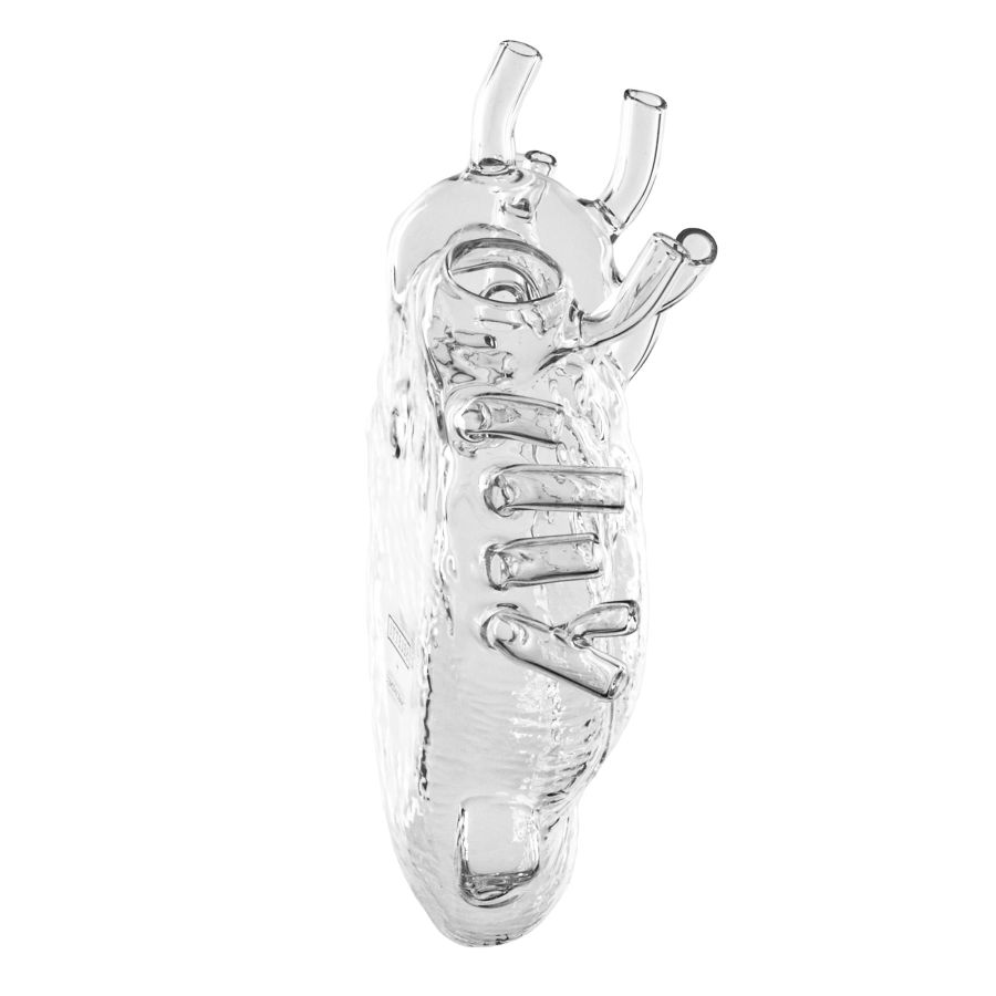 Glass Vase Love in Bloom Heart by Seletti