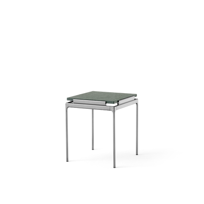 Set LN11 Side Table by &tradition #Verde Guatemala/Dark Chrome