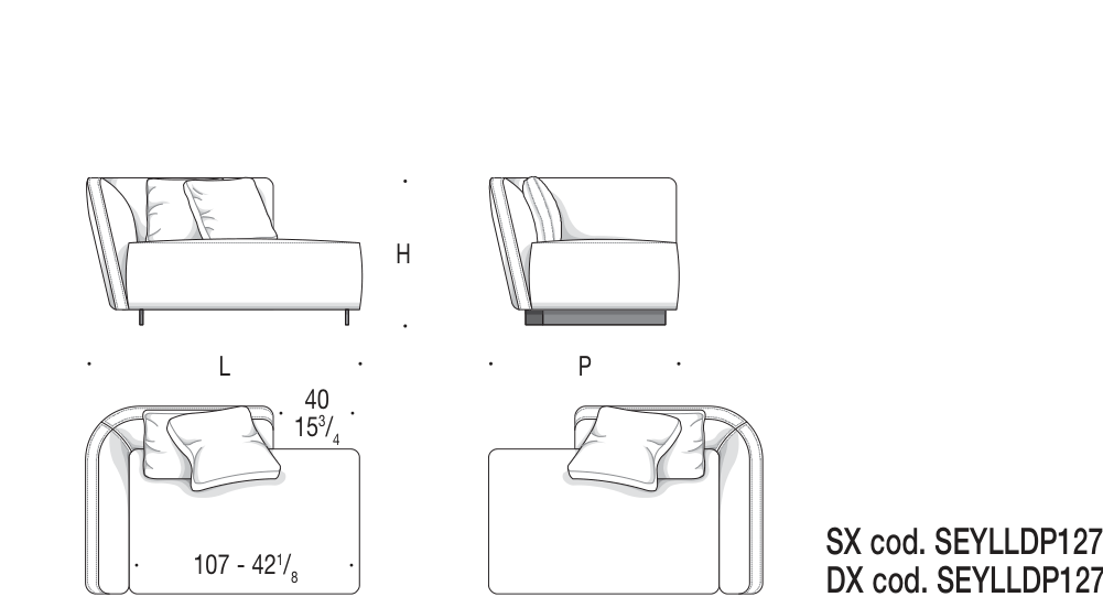 LOUNGE SEYMOUR SEYLLDP127 도면