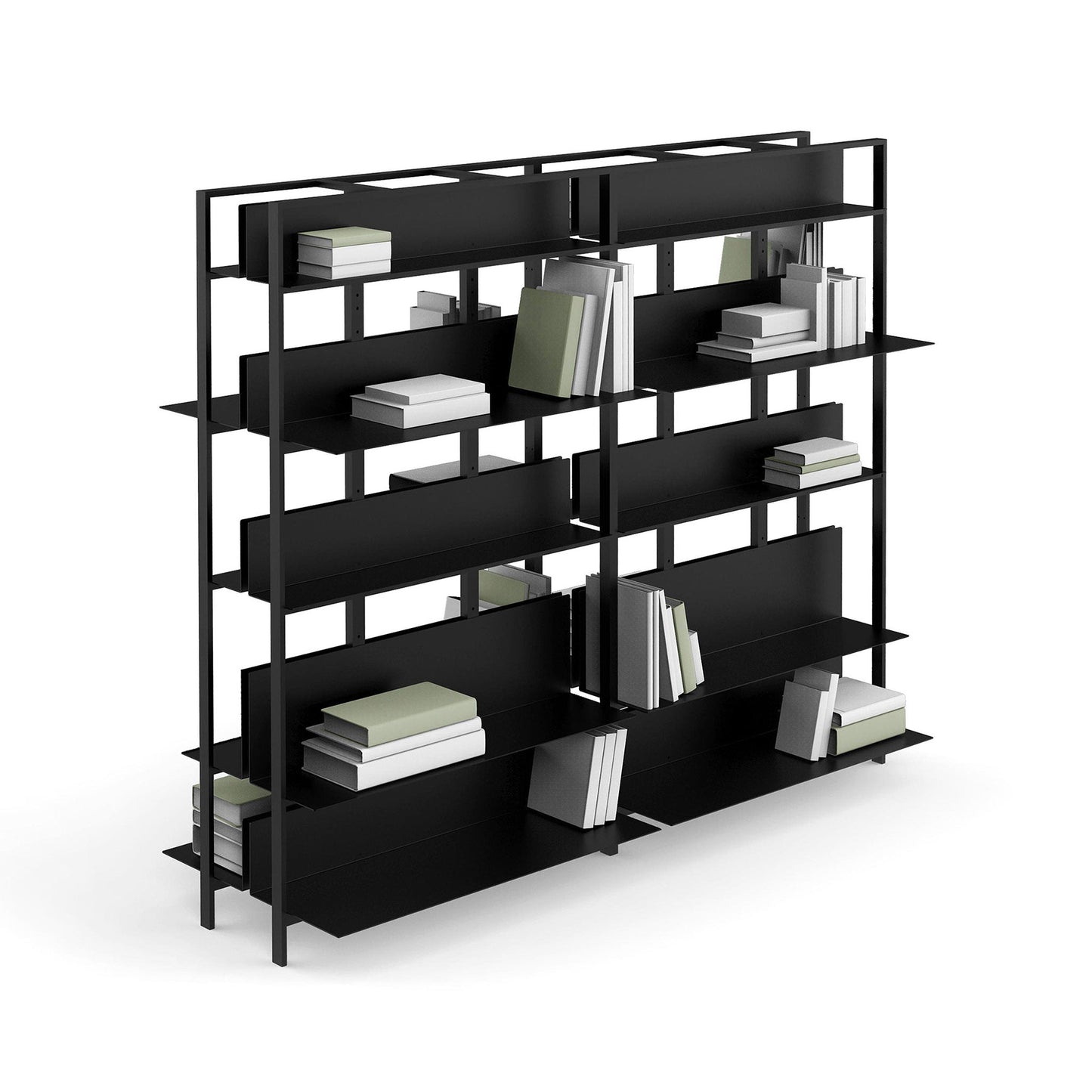 SHTEF - Freestanding aluminium bookcase