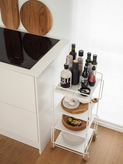 Hanko trolley, white