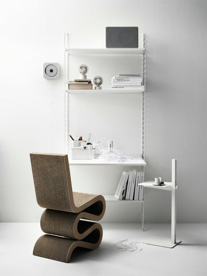 Museum side table, white