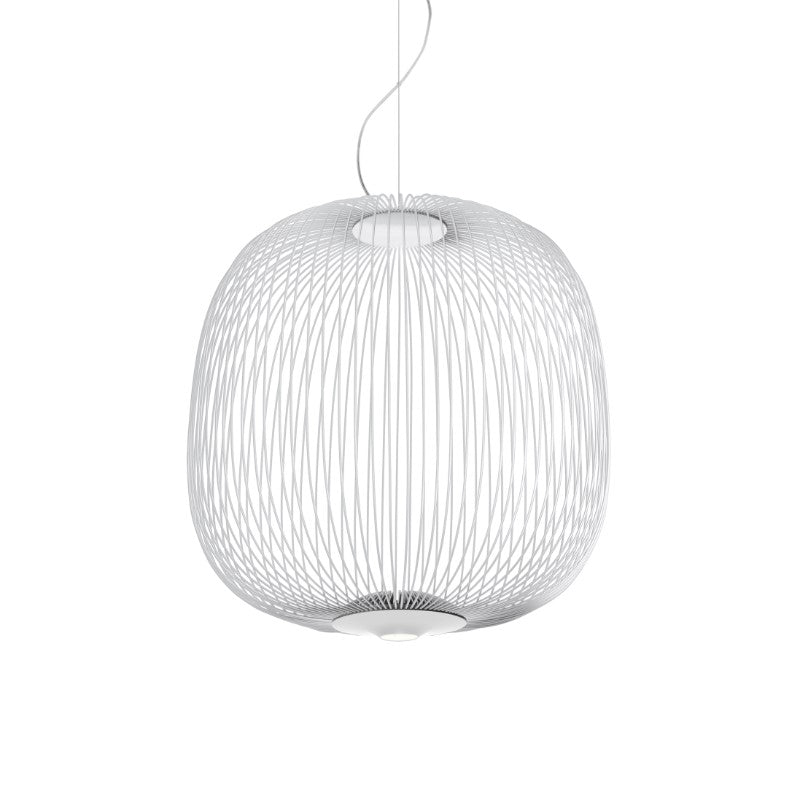 SPOKES 2 - LED epoxy paint steel pendant lamp