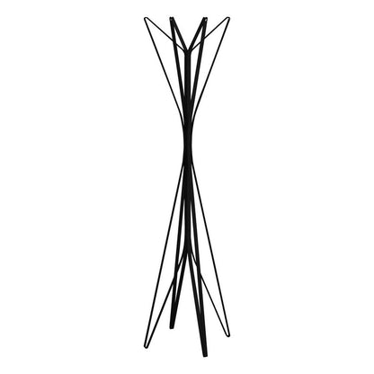 Aster - Steel Coat Rack by Zanotta #48 x 48 x h 170 cm / Black