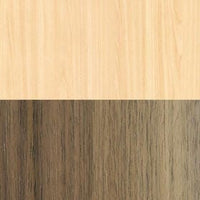 Bleached Maple + Canaletto Walnut