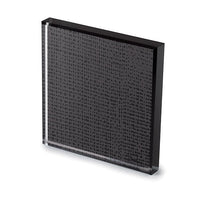 Net glass lacquered black (NEN1)