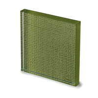 Net glass lacquered moss green (NEV2)