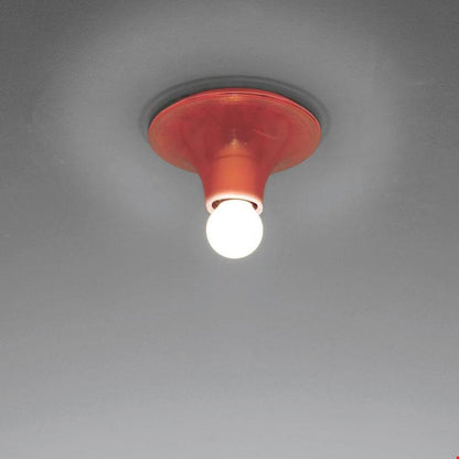 Teti Ceiling/Wall Lamp by Artemide #Transparent Orange