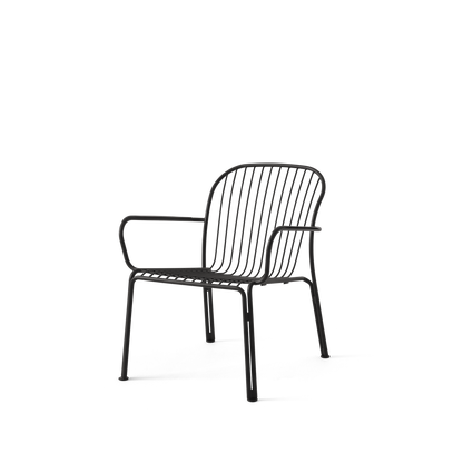 Thorvald SC101 Armchair With Armrest by &tradition #With Armrest Warm Black