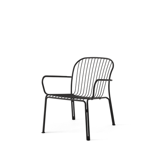 Thorvald SC101 Armchair With Armrest by &tradition #With Armrest Warm Black