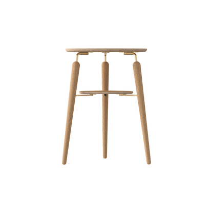 My Spot Side Table by UMAGE #Oak/ Brass