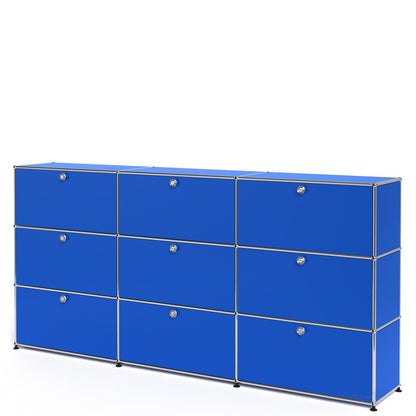 3x3 Module High Board (Top 6 Drop-Down Doors & Bottom 3 Drawers) [W(750+750+750)XD350XH(350+350+350)]