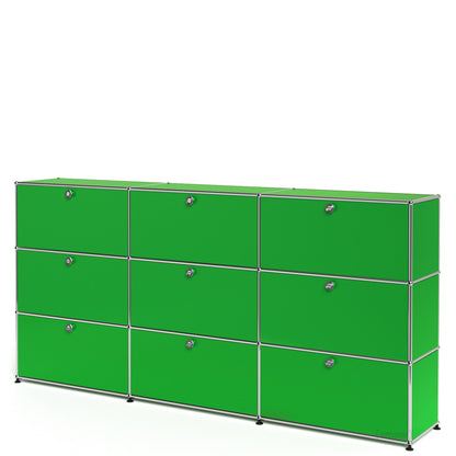3x3 Module High Board (Top 6 Drop-Down Doors & Bottom 3 Drawers) [W(750+750+750)XD350XH(350+350+350)]