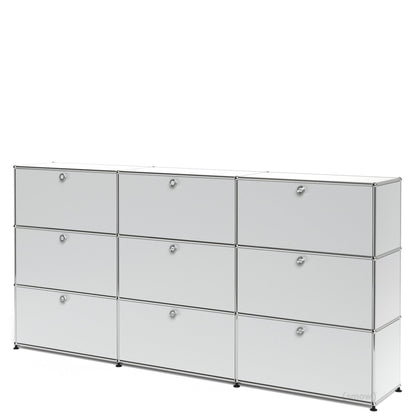 3x3 Module High Board (Top 6 Drop-Down Doors & Bottom 3 Drawers) [W(750+750+750)XD350XH(350+350+350)]