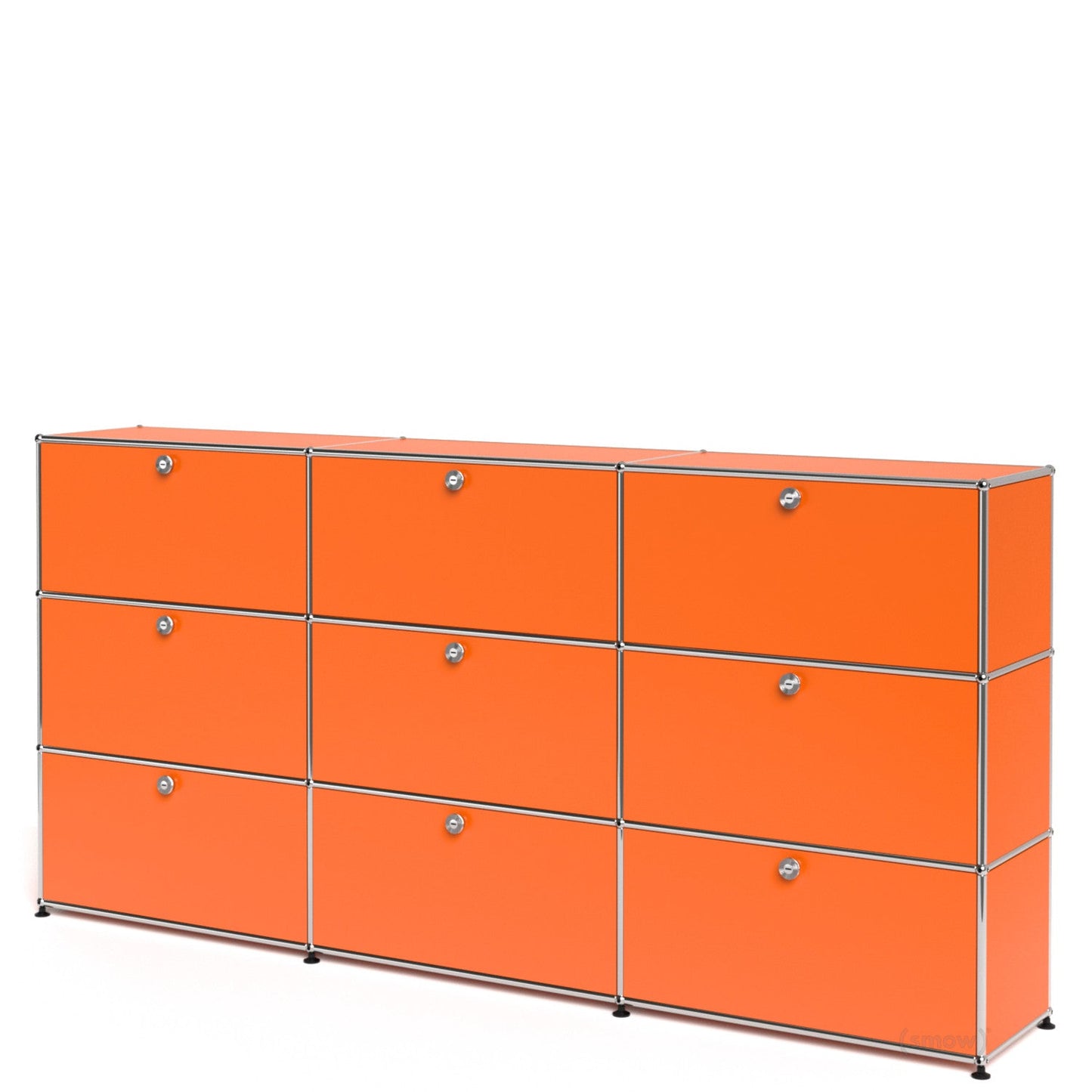 3x3 Module High Board (Top 6 Drop-Down Doors & Bottom 3 Drawers) [W(750+750+750)XD350XH(350+350+350)]