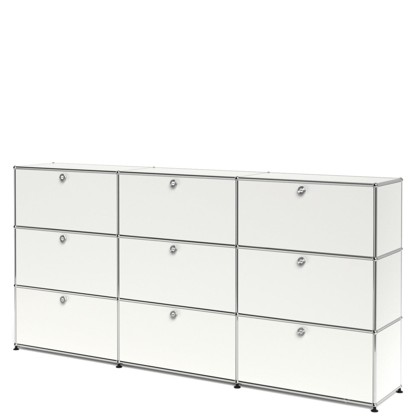 3x3 Module High Board (Top 6 Drop-Down Doors & Bottom 3 Drawers) [W(750+750+750)XD350XH(350+350+350)]