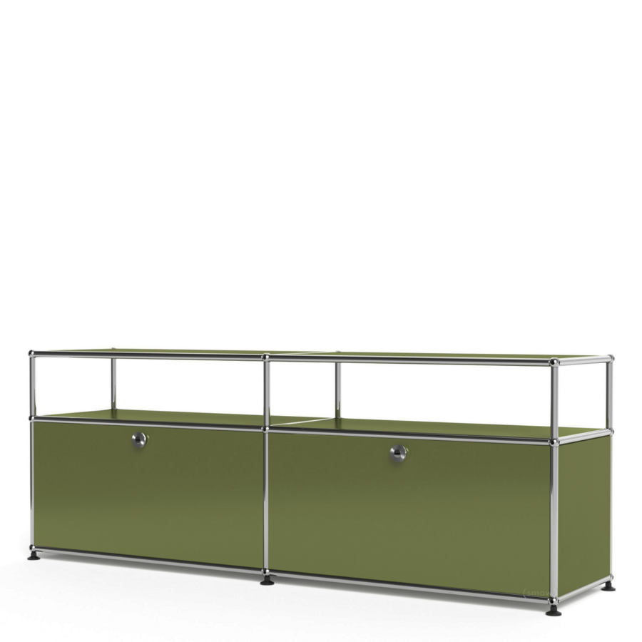 2x2 Module Sideboard (Lower 2 Doors & 1-1 Panel) [W(750+750)XD350XH(350+175)]