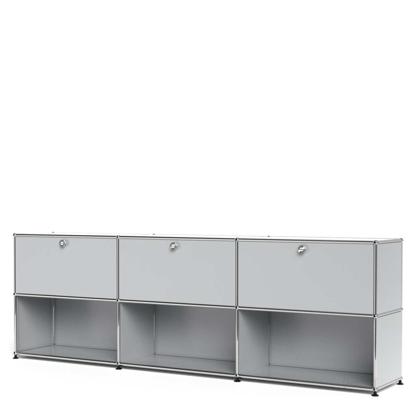 3x2 Module Sideboard (Top 3 Doors & 4-3-3 Panel) [W(750+750+750)XD350XH(350+350)]