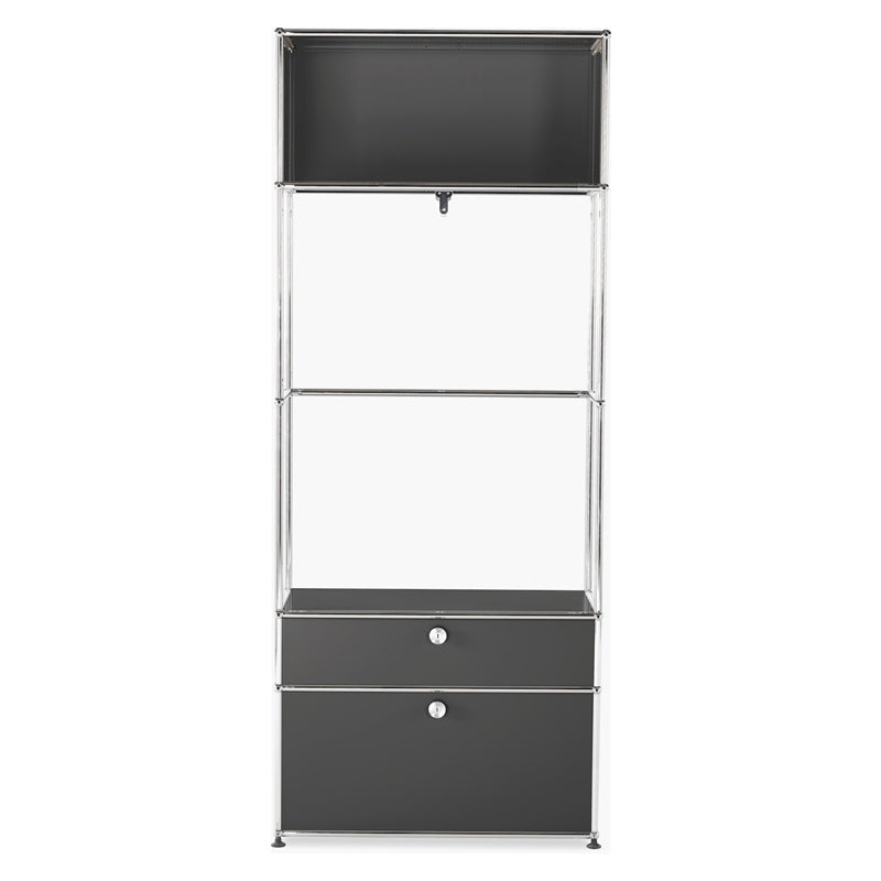 1x5 Wardrobe (2 Lower Doors) [W750XD350XH(350+175+500+500+350)]