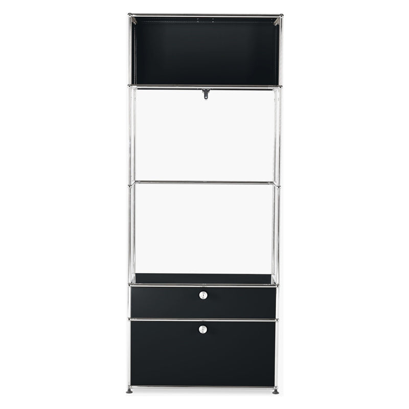 1x5 Wardrobe (2 Lower Doors) [W750XD350XH(350+175+500+500+350)]