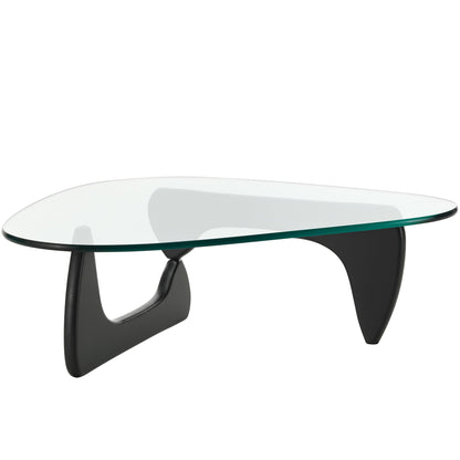 Noguchi coffee table, black ash